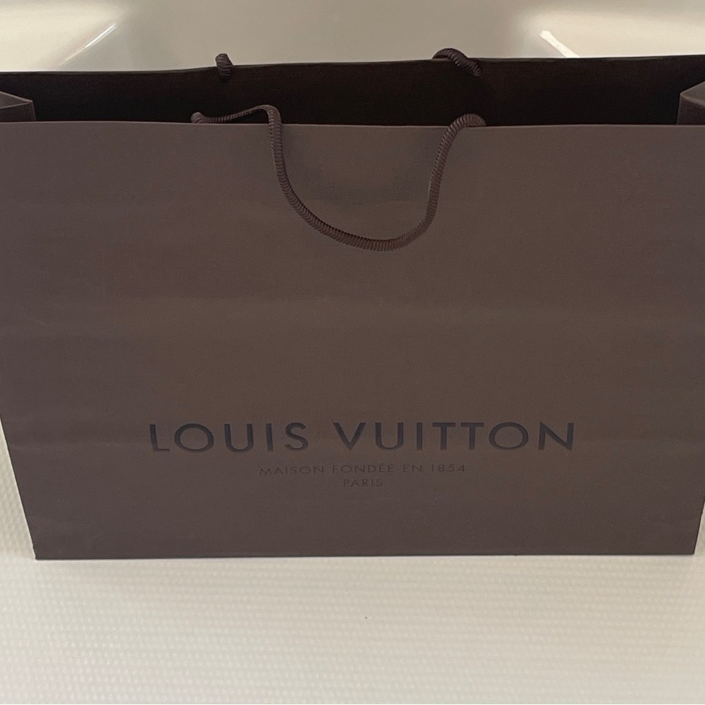 Louis Vuitton Chocolate Brown Paper bag